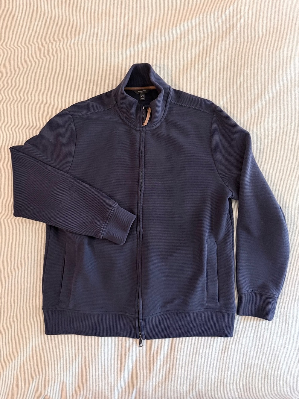 Men's Navy Full-Zip Jacket